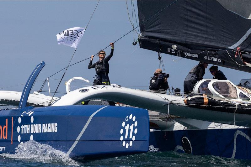 UpWind team in Act 1 of the  Ocean Fifty Series - photo © Gauthier Le Bec | UpWind by MerConcept