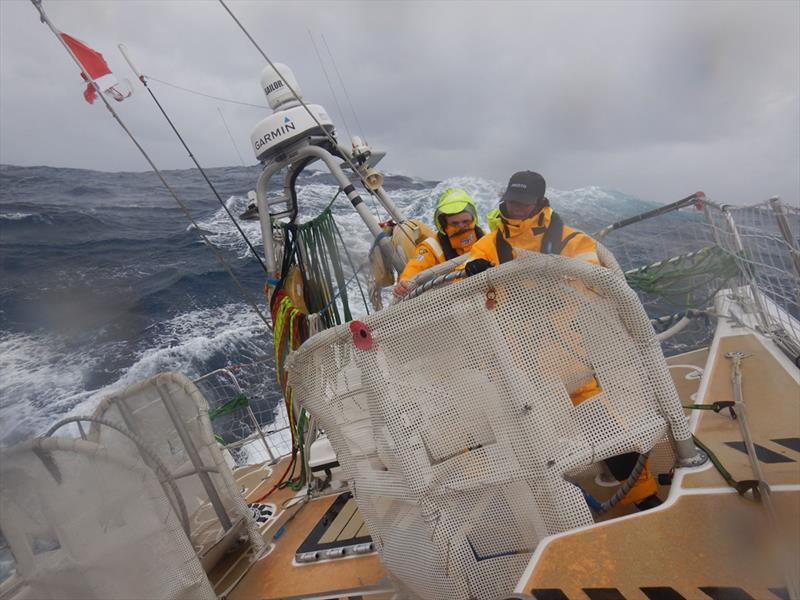 CV22 Seattle getting a taste for the wild weather ahead - Clipper Race - photo © Clipper Race