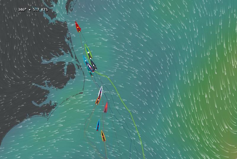 Snapshot from the Race Viewer as Qingdao took home the top spot - Clipper Race 12: Come Sea DC Cup - photo © Clipper Race