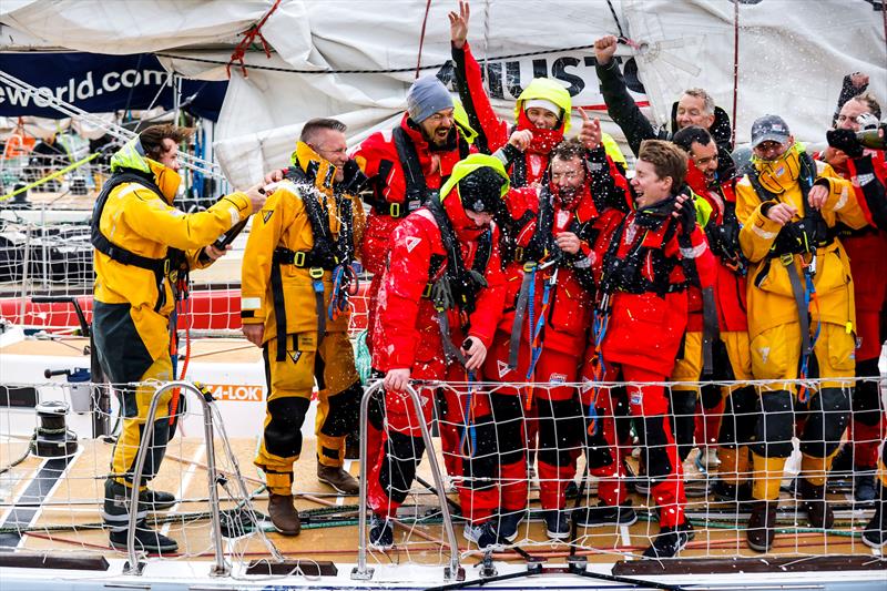 Line Honours for CV20 Jambon Beurre in the Knox-Johnston Cup 2024 photo copyright Paul Wyeth taken at  and featuring the Clipper 70 class