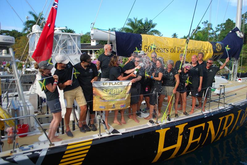 Henri Lloyd claims line honours in The Spirit of Jamaica Chase - photo © Clipper Ventures