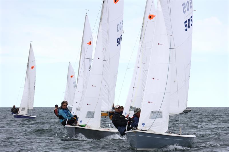 Noble Marine Comet Trio Mark 1 Nationals at Exe Day 1 photo copyright Rob Vince taken at Exe Sailing Club and featuring the Comet Trio class