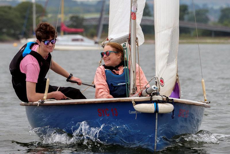 River Exe Regatta at Starcross photo copyright Garnett Showell taken at Starcross Yacht Club and featuring the Comet Trio class