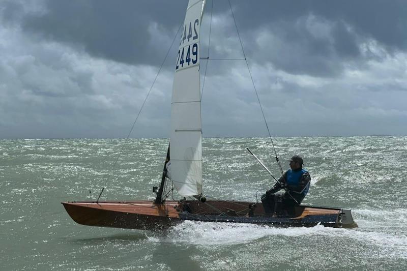 Contenders Travellers trophy round 7 at Hythe & Saltwood  photo copyright George Chandler taken at Hythe and Saltwood Sailing Club and featuring the Contender class