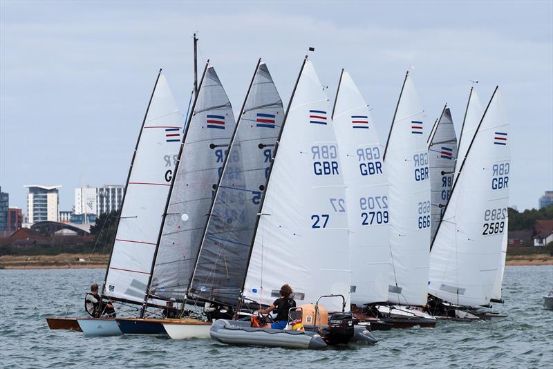 Contenders at Weston photo copyright Dougal Henshall taken at Weston Sailing Club and featuring the Contender class