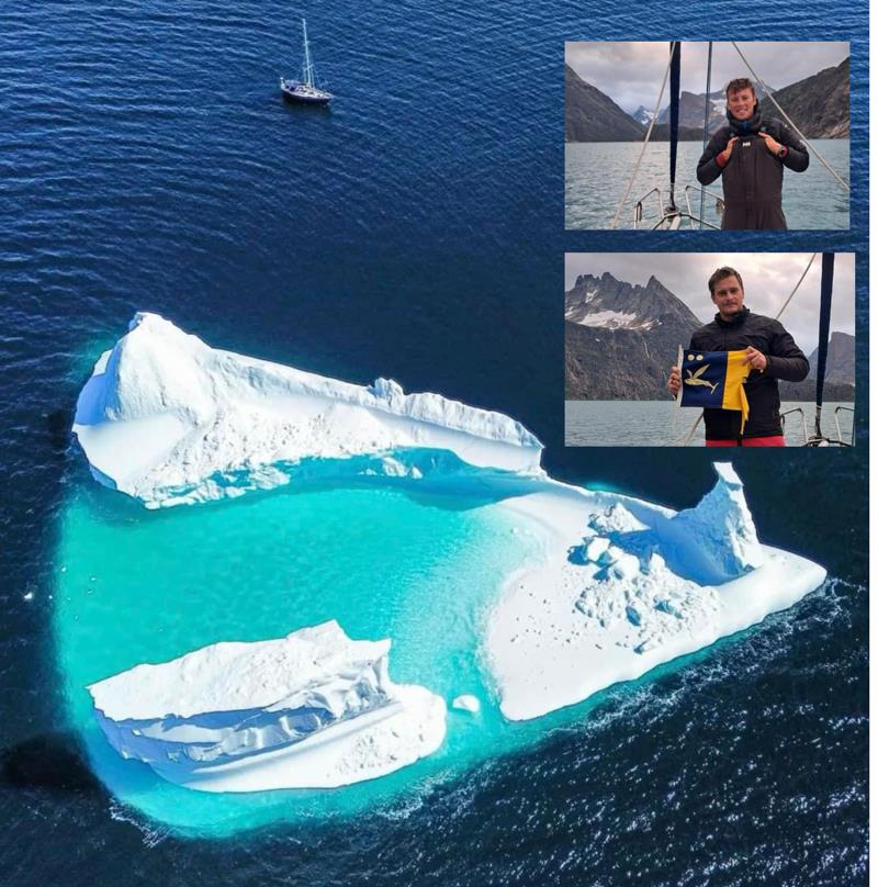 Rhys, Luke and S/V Zora in Greenland photo copyright Ocean Cruising Club taken at Ocean Cruising Club and featuring the Cruising Yacht class