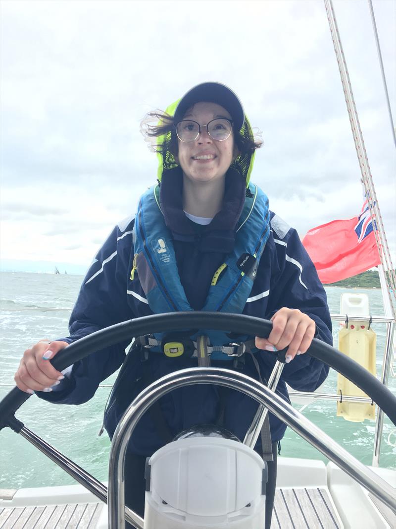 Sophie Williamson sailing with the Ellen MacArthur Cancer Trust photo copyright Ellen MacArthur Cancer Trust taken at  and featuring the Cruising Yacht class