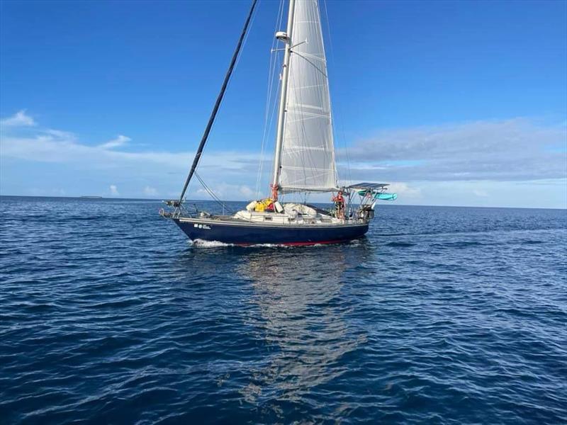 Jenny Decker on her `Just a Lap` solo circumnavigation photo copyright Jenny Decker Collection taken at Hawaii Yacht Club and featuring the Cruising Yacht class