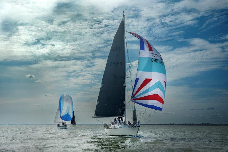 Two of the Local Handicap cruisers -  - Mersea Week 2024 photo copyright Chrissie Westgate taken at West Mersea Yacht Club and featuring the Cruising Yacht class