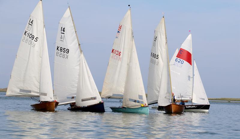 Classic International 14 open meeting at Blakeney photo copyright Steve Soanes taken at Blakeney Sailing Club and featuring the Classic & Vintage Dinghy class