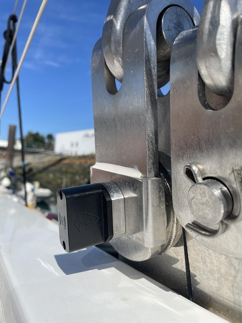 Wireless load pin from Cyclops Marine - photo © Cyclops Marine