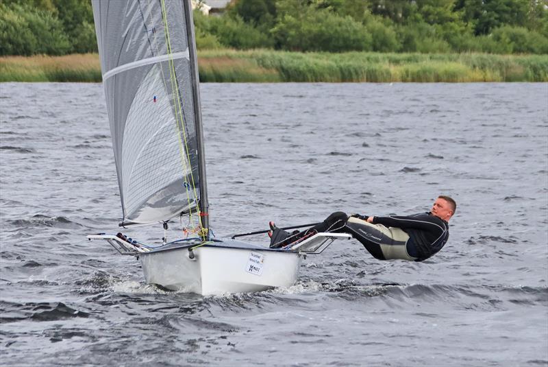 2nd overall, Mike Allen - Border Counties Midweek Sailing Series event 4 at Llyn Tegid photo copyright John Hunter taken at  and featuring the D-One class