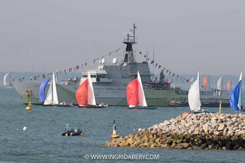 Cowes Week day 5 photo copyright Ingrid Abery / www.ingridabery.com taken at Cowes Combined Clubs and featuring the Daring class