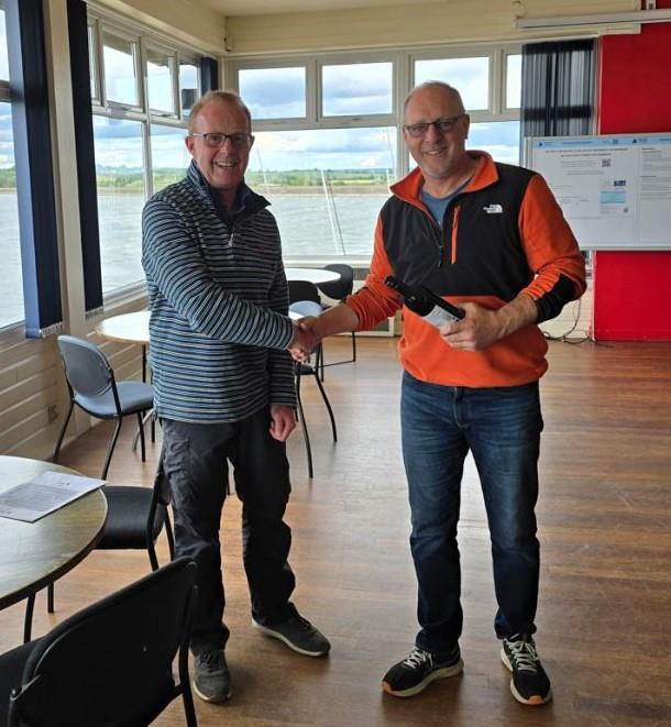 Steve Sawford finishes 4th in the Dart 15 Summer TT at Draycote photo copyright Dave Russell taken at Draycote Water Sailing Club and featuring the Dart 15 class