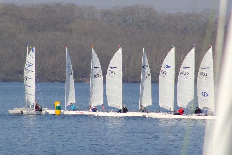 Dart 15 Chris Black Icicle TT at Grafham photo copyright Emma Garton taken at Grafham Water Sailing Club and featuring the Dart 15 class