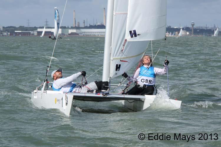 Dart 18 nationals at Netley day 1 - photo © Eddie Mays