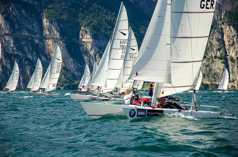 Dart 18 German, Swiss and Austrian Nationals at Lake Garda photo copyright Circolo Vela Torbole taken at Circolo Vela Torbole and featuring the Dart 18 class