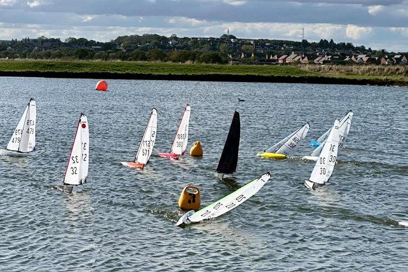 DF95 Autumn Series event 1 at Barton's Point photo copyright Peter Jackson taken at East Kent Radio Sailing Club and featuring the DF95 class