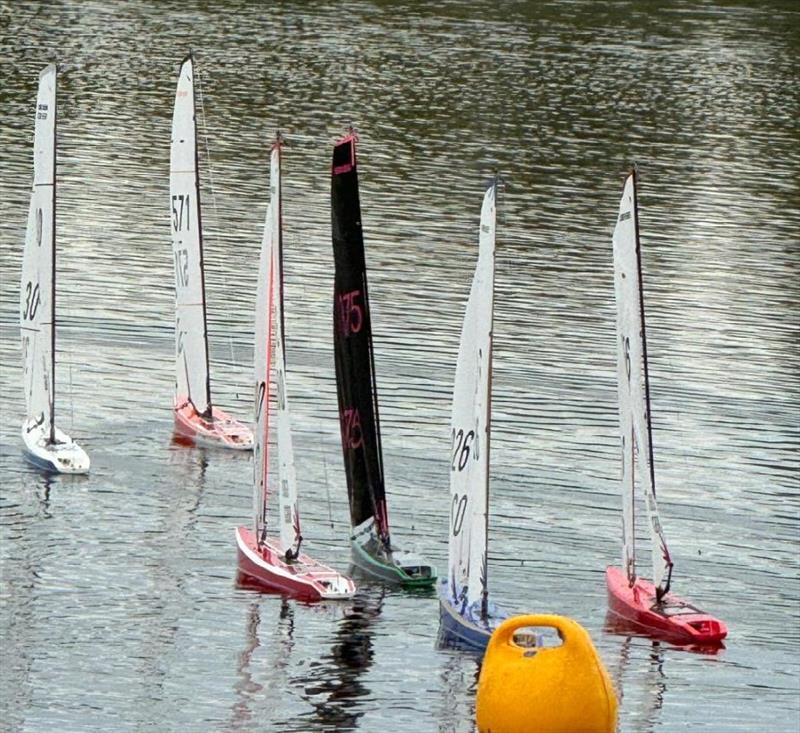 DF95 Autumn Series event 3 at Barton's Point photo copyright Peter Jackson taken at East Kent Radio Sailing Club and featuring the DF95 class