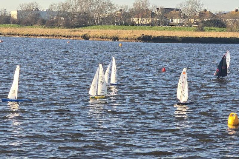 DF95 Winter Series event 1 at East Kent Radio Sailing Club - photo © Peter Jackson