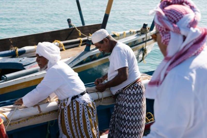 Exhibits were on display for the crowds to see the level of detail and skill which went into the refurbishments photo copyright 54 Press taken at  and featuring the Dhow class