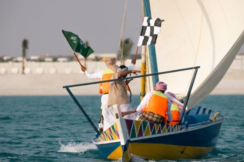 11 dhows were restored by local boatyards in a celebration of local sailing history and craftsmanship photo copyright 54 Press taken at  and featuring the Dhow class