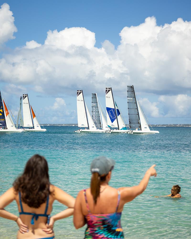 45th St. Maarten Heineken Regatta Day 3: For the 45th St. Maarten Heineken Regatta, the boats came closest to shore than ever before for an incredible beach stadium Diam 24 race event in Grand Case photo copyright Digital Island taken at Sint Maarten Yacht Club and featuring the Diam 24OD class