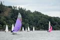 Katie Harris and Sally Mackay leading in their RS200 took line honours in several races - Solway Yacht Club's Cadet Week © Finlay Train