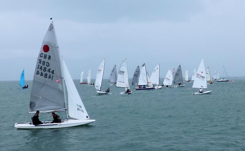 Anglesey Offshore Dinghy Race 2014 photo copyright Steve Norris taken at Red Wharf Bay Sailing Club and featuring the Dinghy class