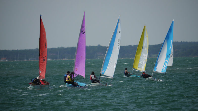 Magic Marine Cowes Dinghy Week photo copyright Liz Harrison taken at Gurnard Sailing Club and featuring the Dinghy class