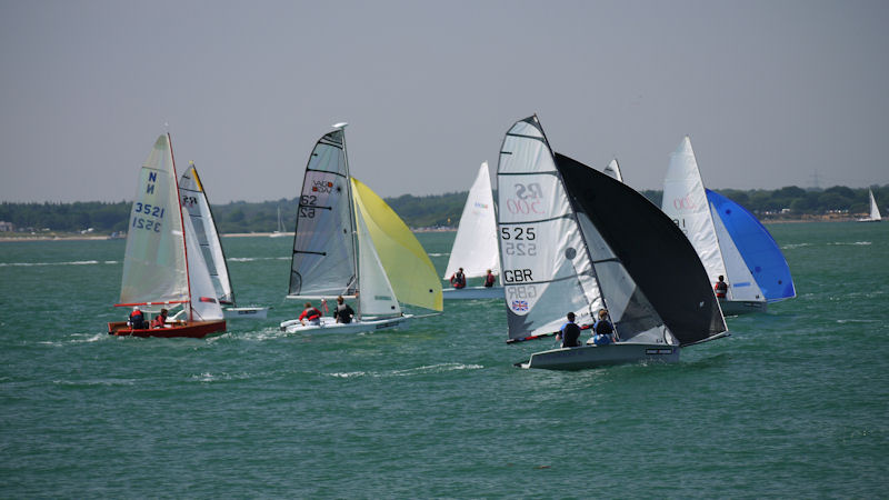 Magic Marine Cowes Dinghy Week photo copyright Liz Harrison taken at Gurnard Sailing Club and featuring the Dinghy class