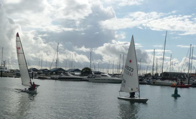 River Hamble Harbour Master's annual pursuit race photo copyright David Lemare taken at Hamble River Sailing Club and featuring the Dinghy class