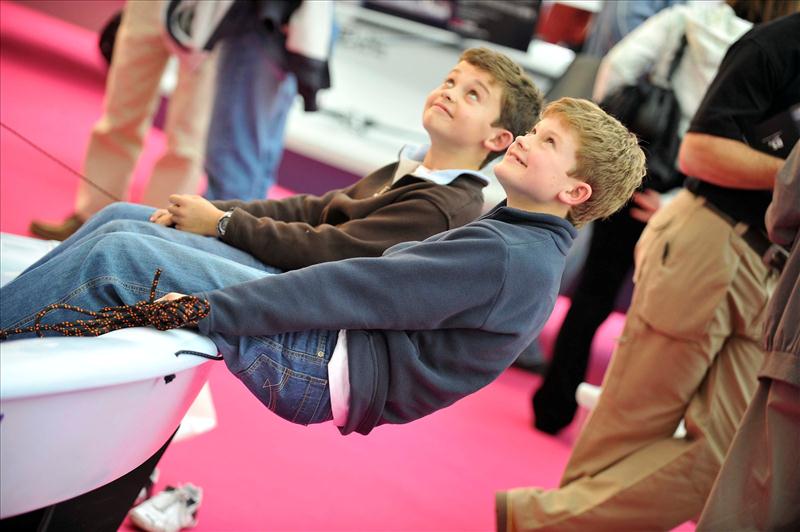 Loads of cool activities for kids at the RYA Volvo Dinghy Show photo copyright RYA taken at RYA Dinghy Show and featuring the Dinghy class