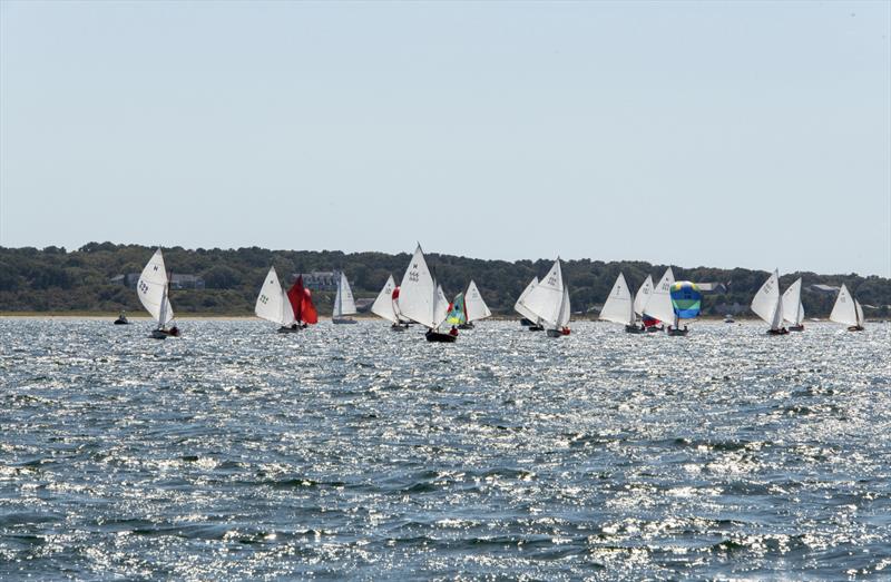 Herreshoff H-12½ Class racing action photo copyright the Edgartown Yacht Club taken at Edgartown Yacht Club and featuring the Dinghy class