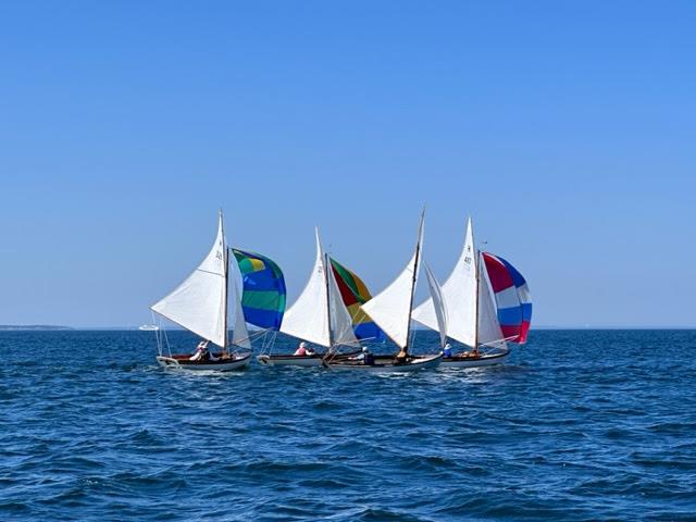 Herreshoff H-12½ Class racing action photo copyright the Edgartown Yacht Club taken at Edgartown Yacht Club and featuring the Dinghy class