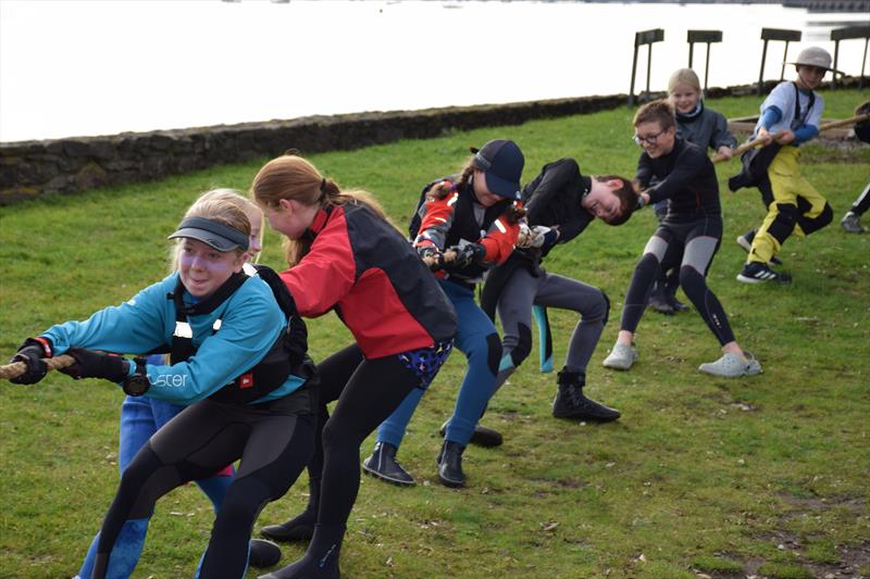 Junior open meeting (with Capture the Flag and Tug of War) at Starcross photo copyright Freya B taken at Starcross Yacht Club and featuring the Dinghy class