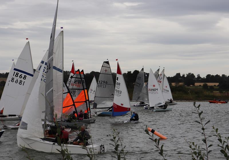 Border Counties Midweek Sailing at Shotwick Lake - They're away! photo copyright Geoff Weir taken at Shotwick Lake Sailing and featuring the Dinghy class