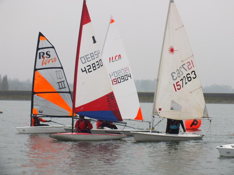 Northamptonshire Youth Series training at Northampton SC photo copyright MNSC taken at Northampton Sailing Club and featuring the Dinghy class