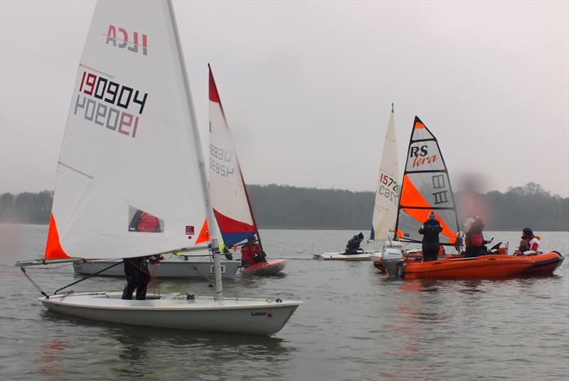 Northamptonshire Youth Series training at Northampton SC photo copyright MNSC taken at Northampton Sailing Club and featuring the Dinghy class