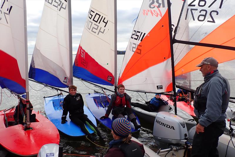 Starcross YC winter training coaching talk - photo © A Paley