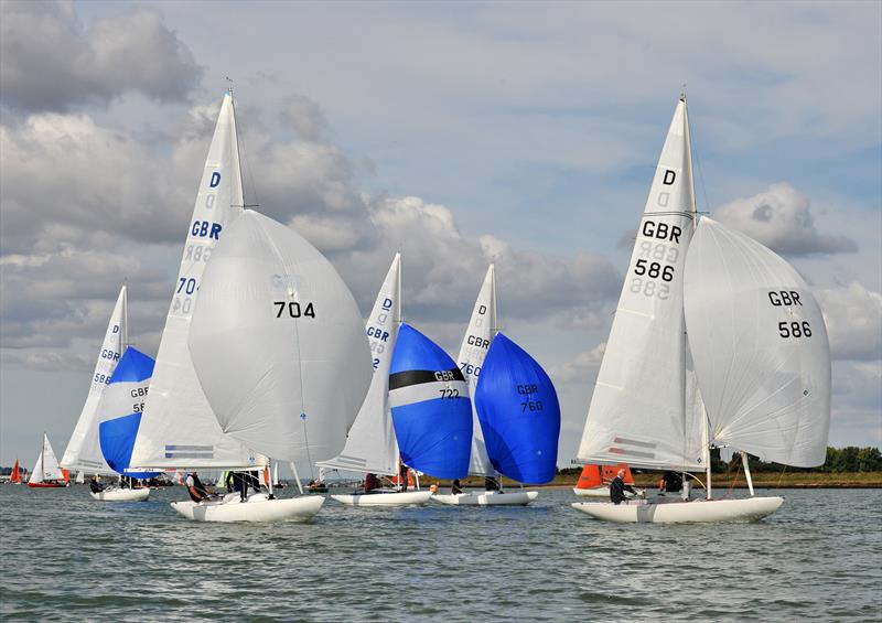 Day 1 of Burnham Week 2014 photo copyright www.eastcoast.photos taken at Royal Burnham Yacht Club and featuring the Dragon class