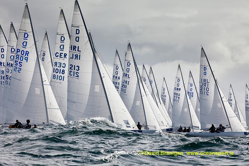 Brewin Dolphin Dragon Gold Cup day 2 photo copyright David Brannigan / www.oceansport.ie taken at Kinsale Yacht Club and featuring the Dragon class