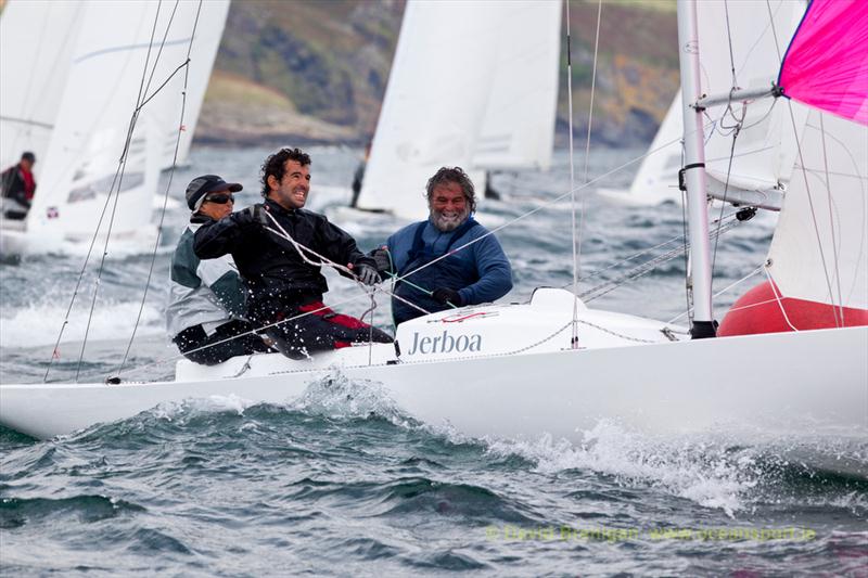 Brewin Dolphin Dragon Gold Cup day 4 photo copyright David Brannigan / www.oceansport.ie taken at Kinsale Yacht Club and featuring the Dragon class