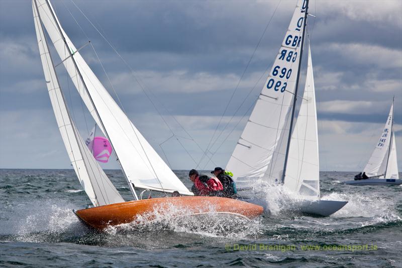 Brewin Dolphin Dragon Gold Cup day 4 photo copyright David Brannigan / www.oceansport.ie taken at Kinsale Yacht Club and featuring the Dragon class