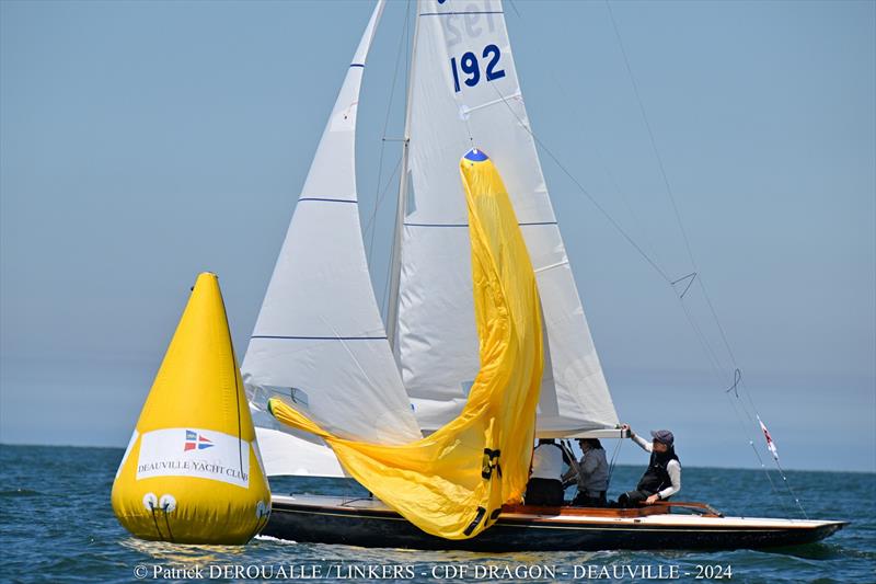 Bluebottle wins the Linkers French Dragon National Championship in Deauville photo copyright Patrick Deroualle, Deauville 2024 taken at Deauville Yacht Club and featuring the Dragon class