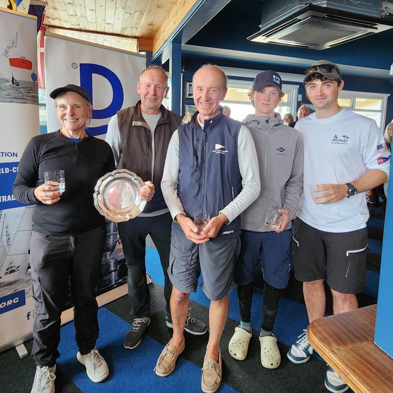 76th Edinburgh Cup 2024 Race 1 winners Bluebottle GBR 192 photo copyright Emma York taken at South Caernarvonshire Yacht Club and featuring the Dragon class