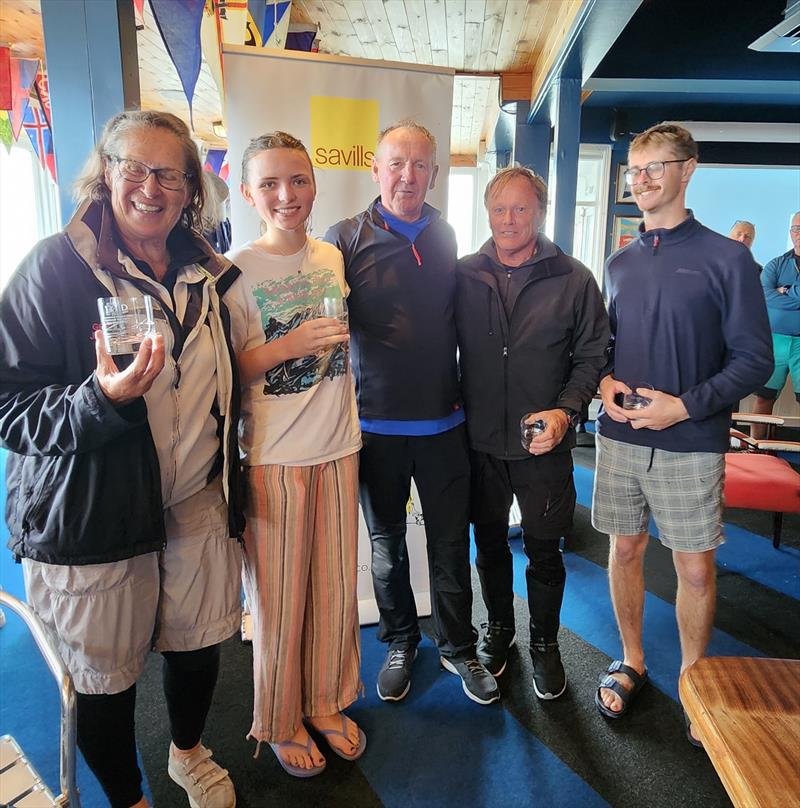 76th Edinburgh Cup 2024 Day 3: Jerboa team photo copyright Emma York taken at South Caernarvonshire Yacht Club and featuring the Dragon class