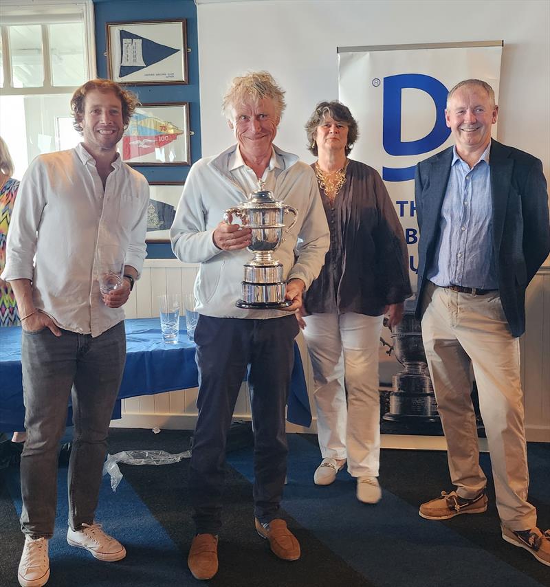 76th Edinburgh Cup 2024 Overall winner Alfie GBR 815 Lawrie Smith photo copyright Emma York taken at South Caernarvonshire Yacht Club and featuring the Dragon class