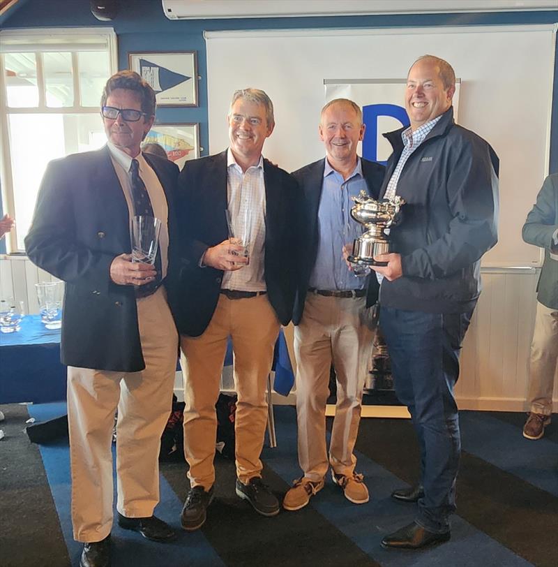 76th Edinburgh Cup 2024 Overall Corinthian winners Little Fella IRL 211 photo copyright Emma York taken at South Caernarvonshire Yacht Club and featuring the Dragon class