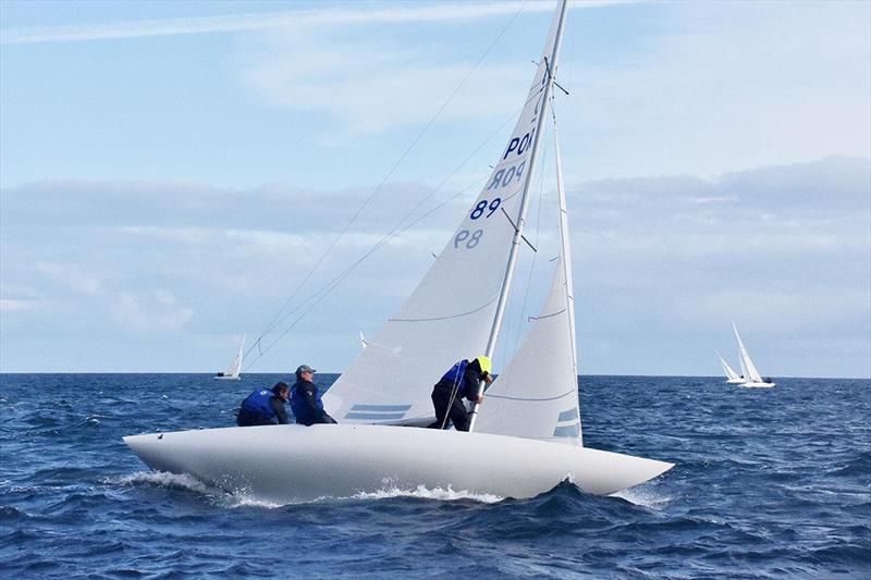 Kinsale Dragon Gold Cup 2024 race 3 winner Pedro Rebelo De Andrade photo copyright David Cullinan taken at Kinsale Yacht Club and featuring the Dragon class